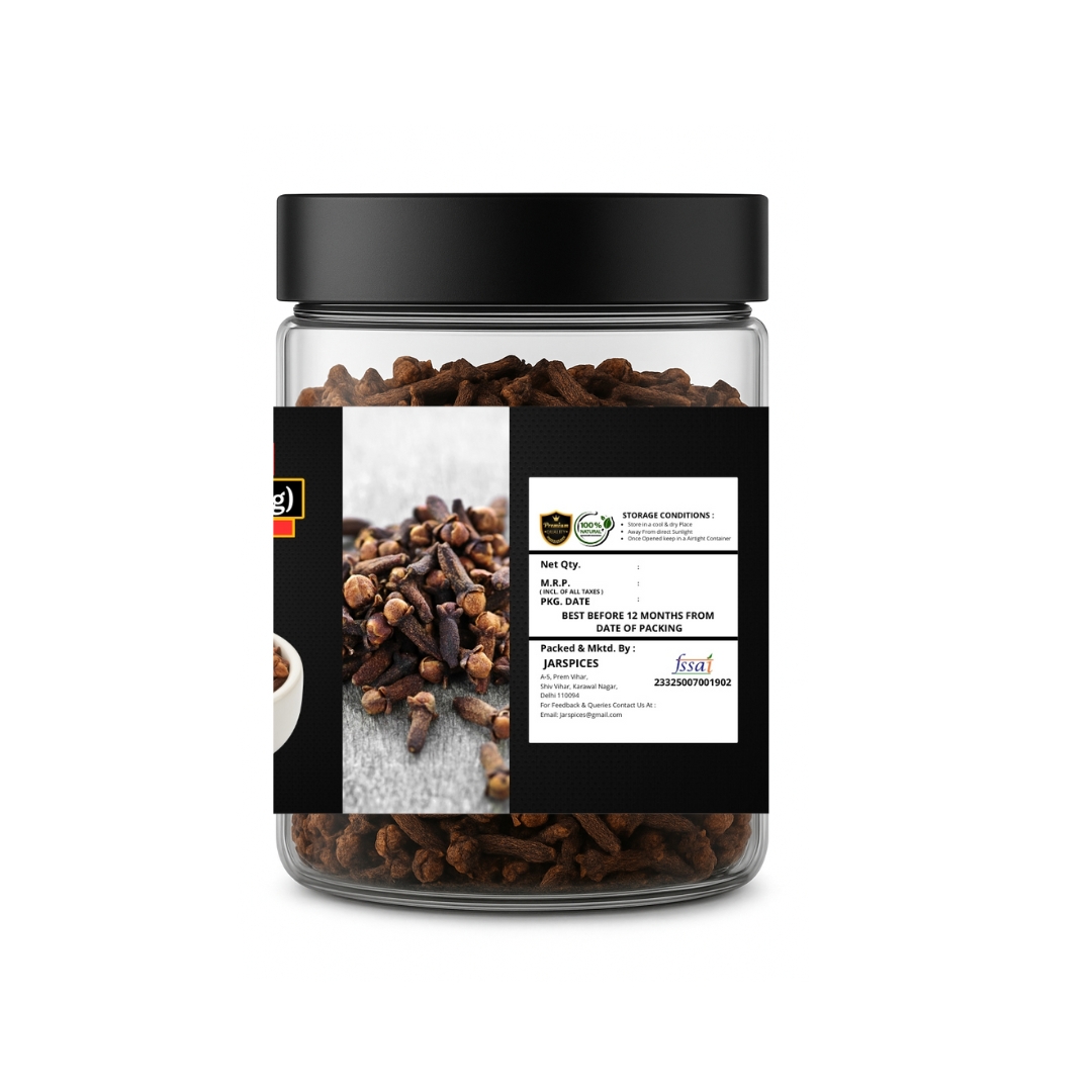 JarSpices Cloves Laung whole spice Side view