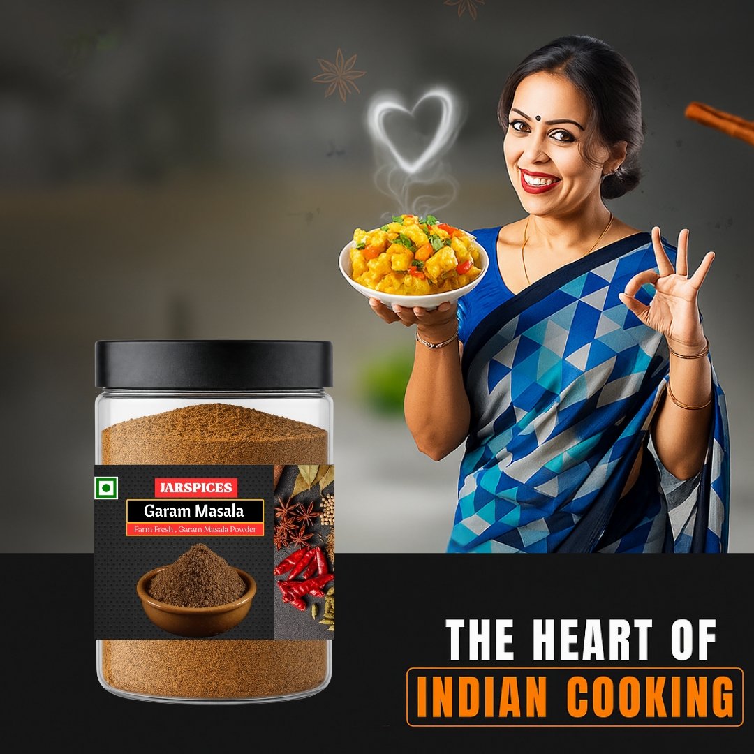 Indian dish prepared using JarSpices Garam Masala Powder